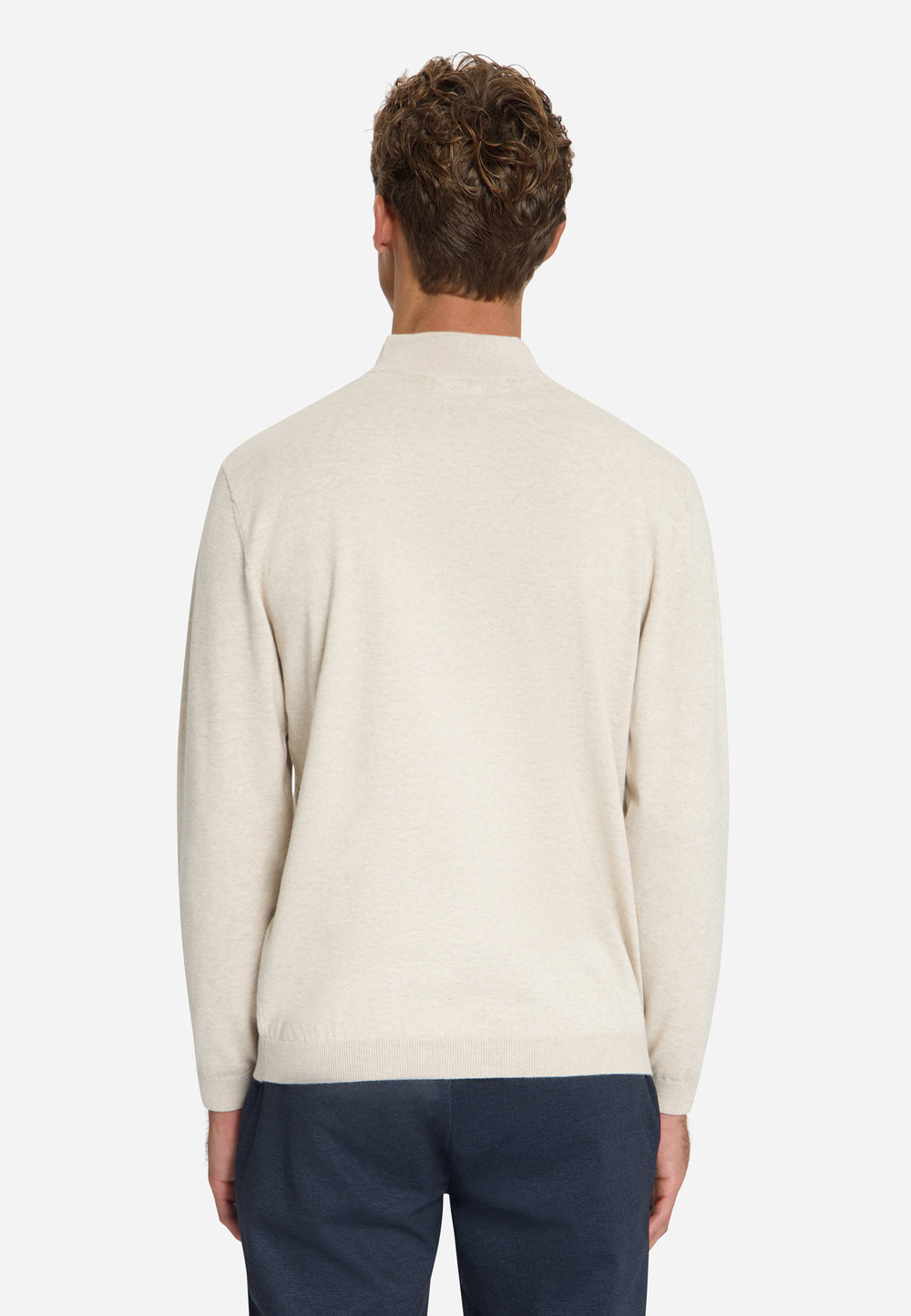 Pullover Turtle Neck Melange, Stone 014 Bild 2