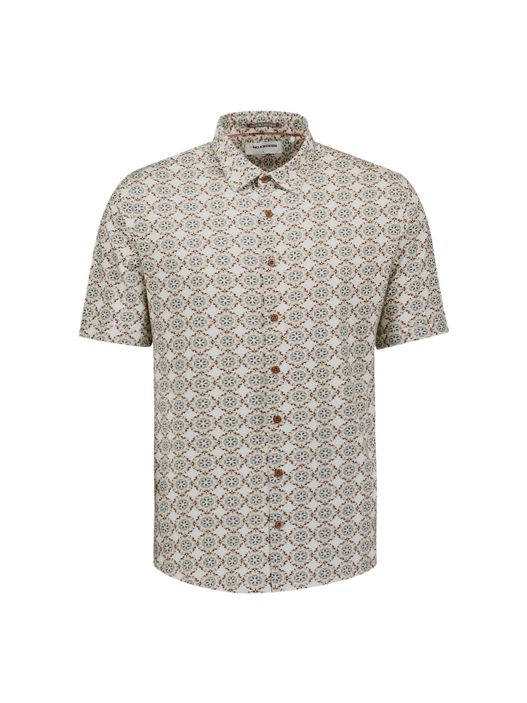 Shirt Allover Printed Jersey, Seablue 039 Bild 1