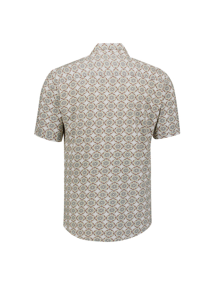 Shirt Allover Printed Jersey, Seablue 039 Bild 2