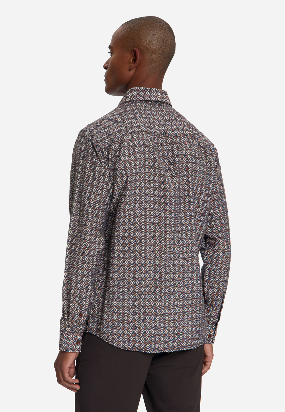 Shirt Allover Printed, Light Brown 041 Bild 2