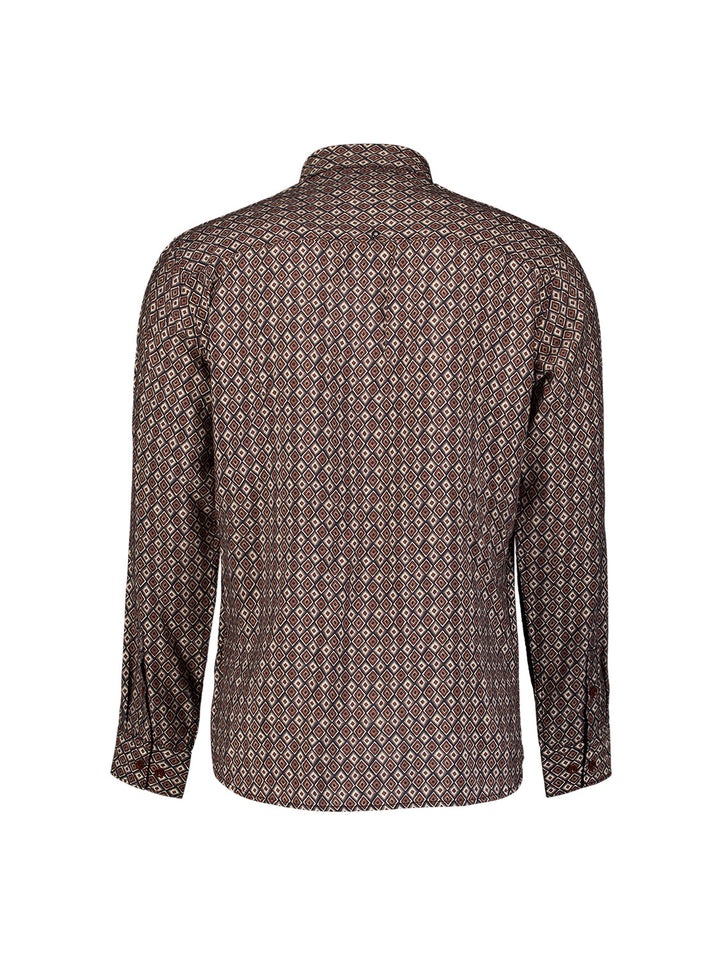 Shirt Allover Printed, Light Brown 041 Bild 2