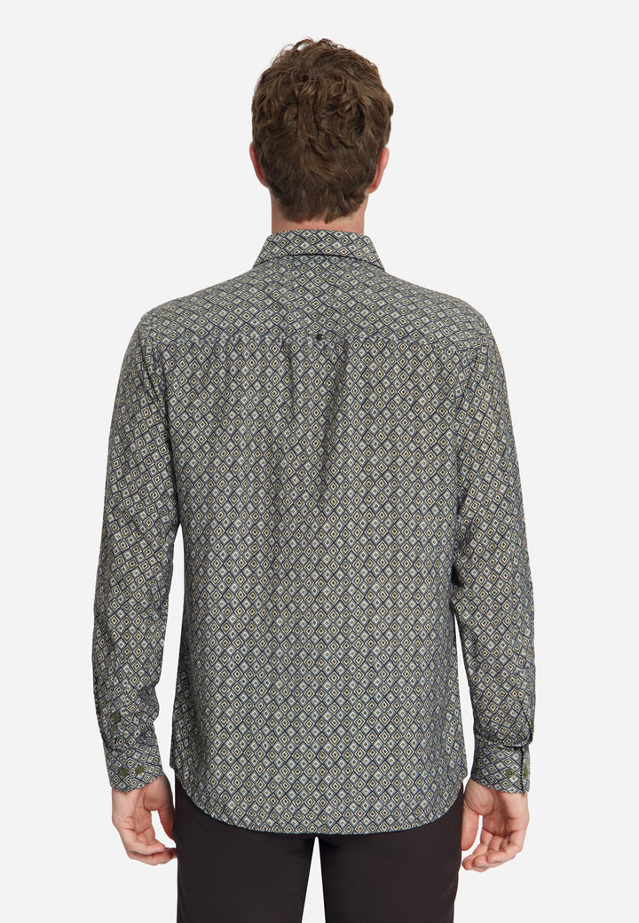 Shirt Allover Printed, Moss 152 Bild 2