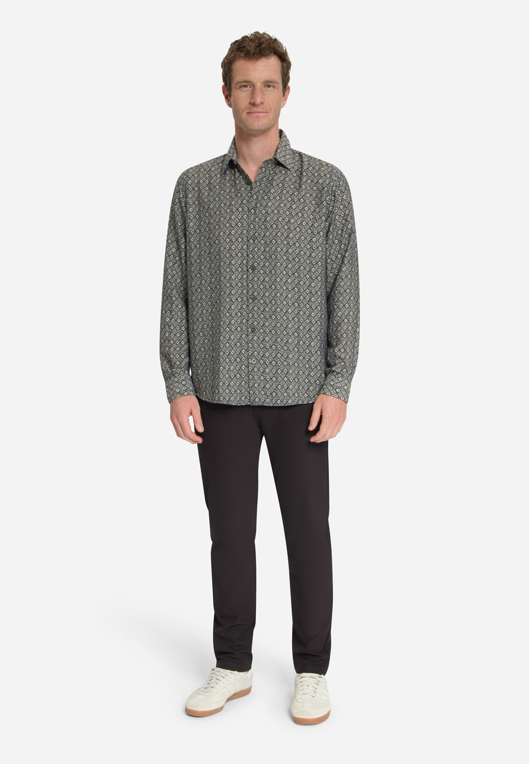 Shirt Allover Printed, Moss 152 Bild 3