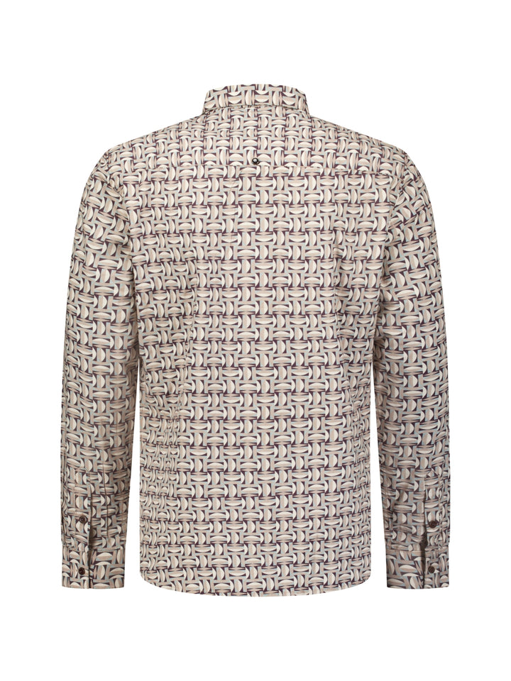 Shirt Allover Printed, Stone 014 Bild 6