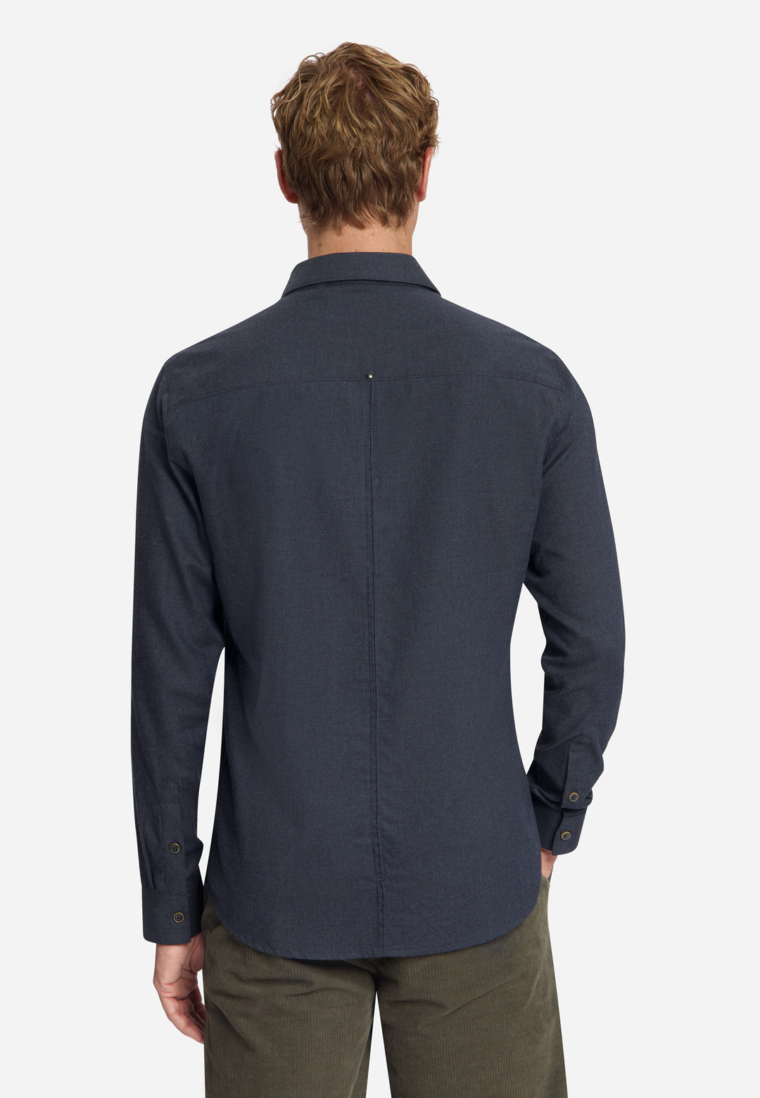 Shirt Melange Flannel, Dark Night 178 Bild 2