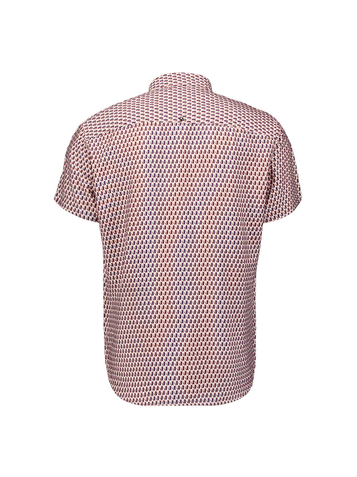 Shirt Short Sleeve Allover Printed, Coral 094 Bild 2