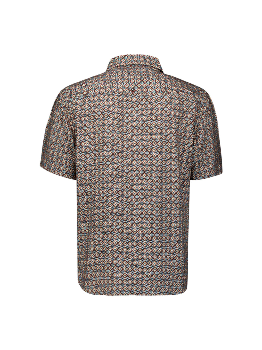 Shirt Short Sleeve Allover Printed, Seablue 039 Bild 2