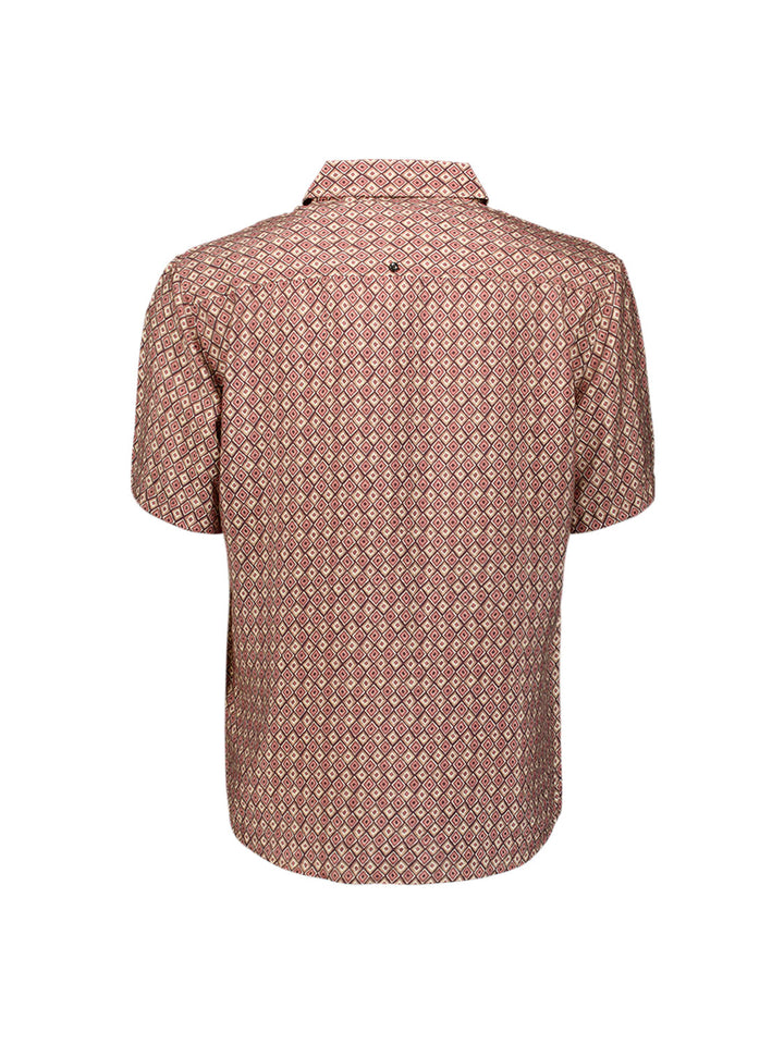 Shirt Short Sleeve Allover Printed, Coral 094 Bild 3