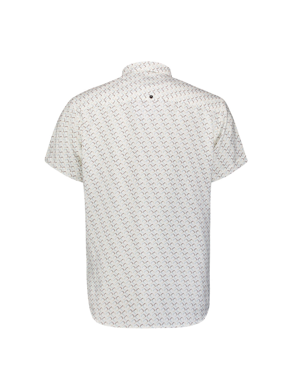 Shirt Short Sleeve Allover Printed, White 010 Bild 2
