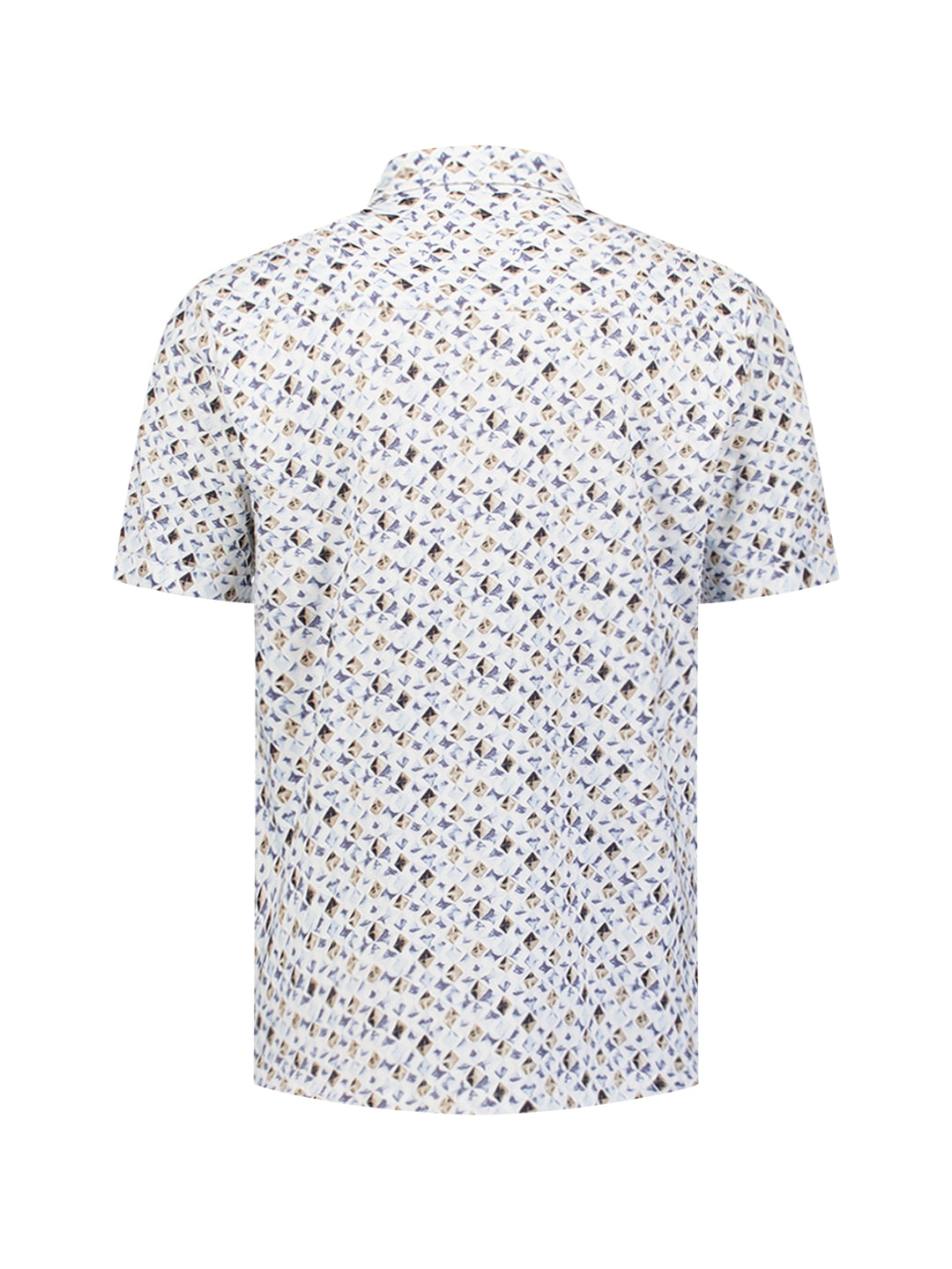 Shirt Short Sleeve Jersey Allover Printed, Blue 030 Bild 6