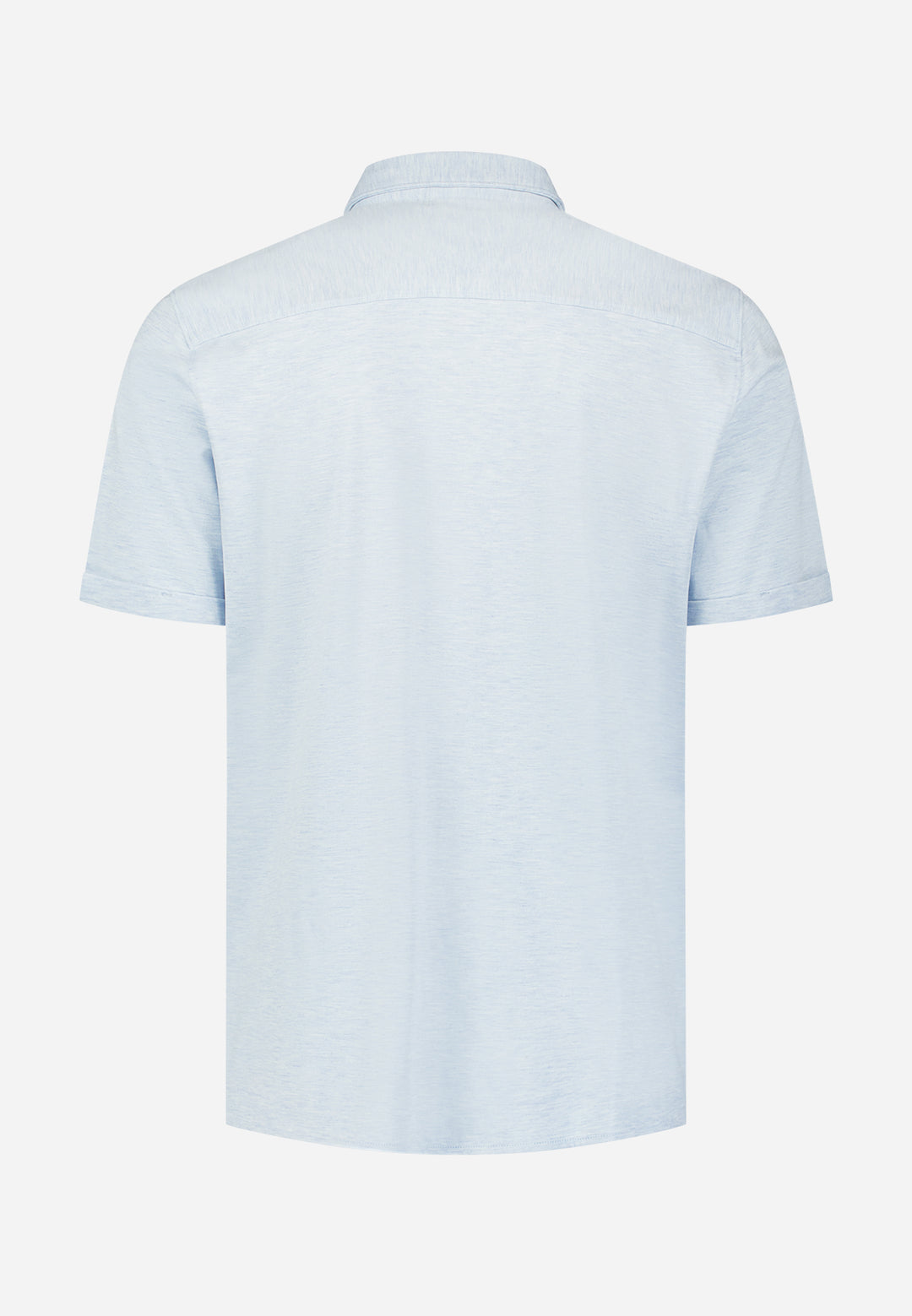 Shirt Short Sleeve Melange Jersey, Blue 030 Bild 6