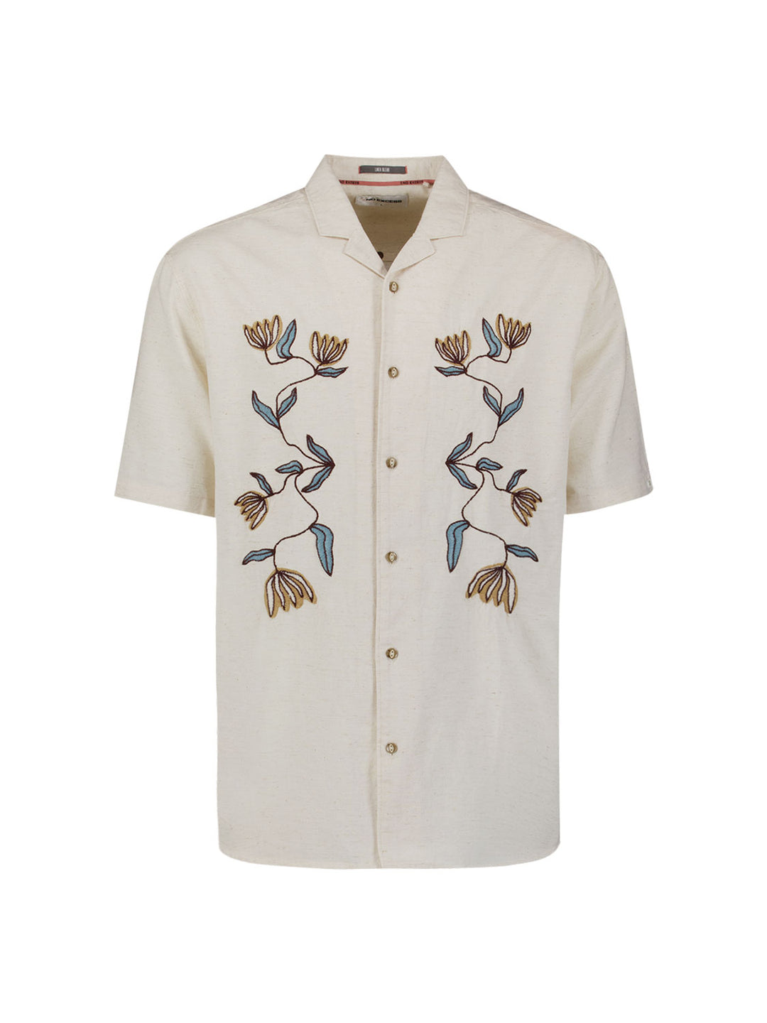 Shirt Short Sleeve Placed Embroidery, Stone 014 Bild 5