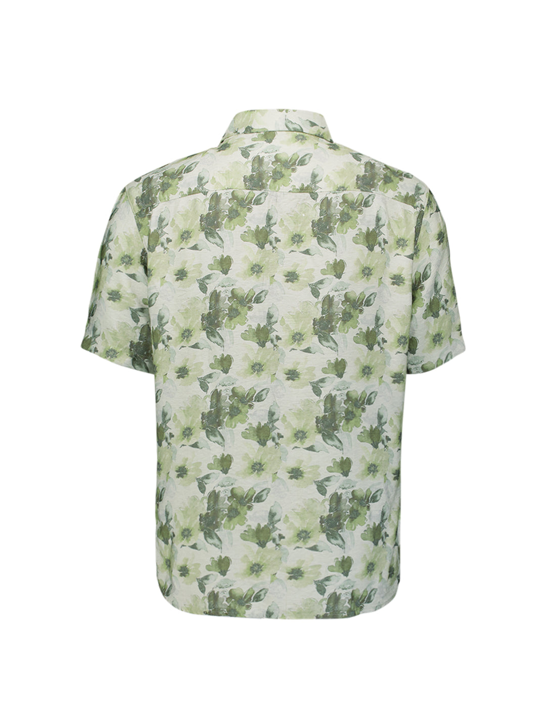 Shirt Short Sleeve Stretch Allover Printed, Green 050 Bild 6