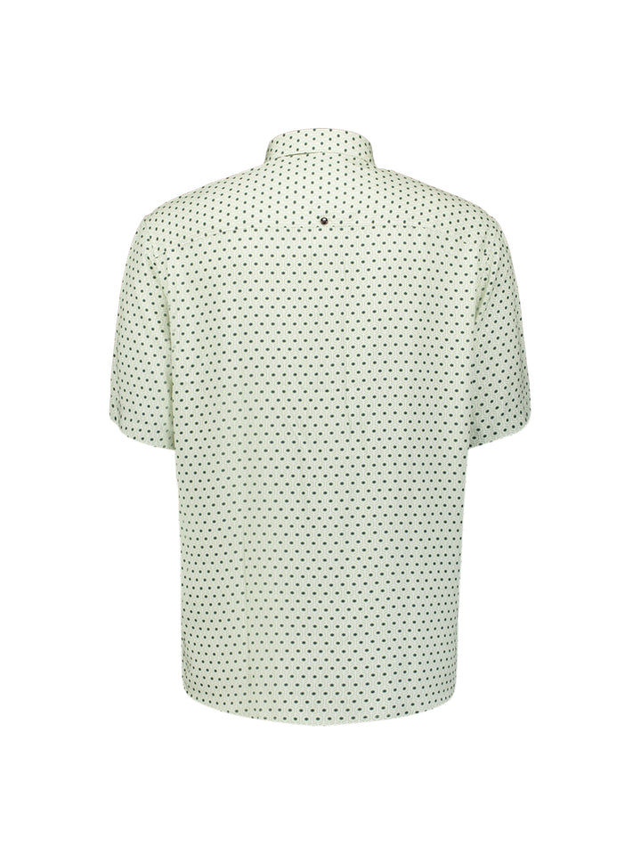 Shirt Short Sleeve Stretch Allover Printed, Green 050 Bild 2