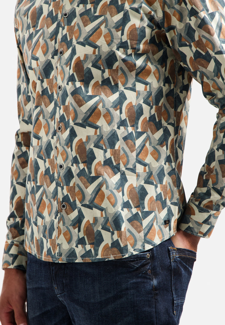 Shirt Stretch Allover Printed, Night 078 Bild 7