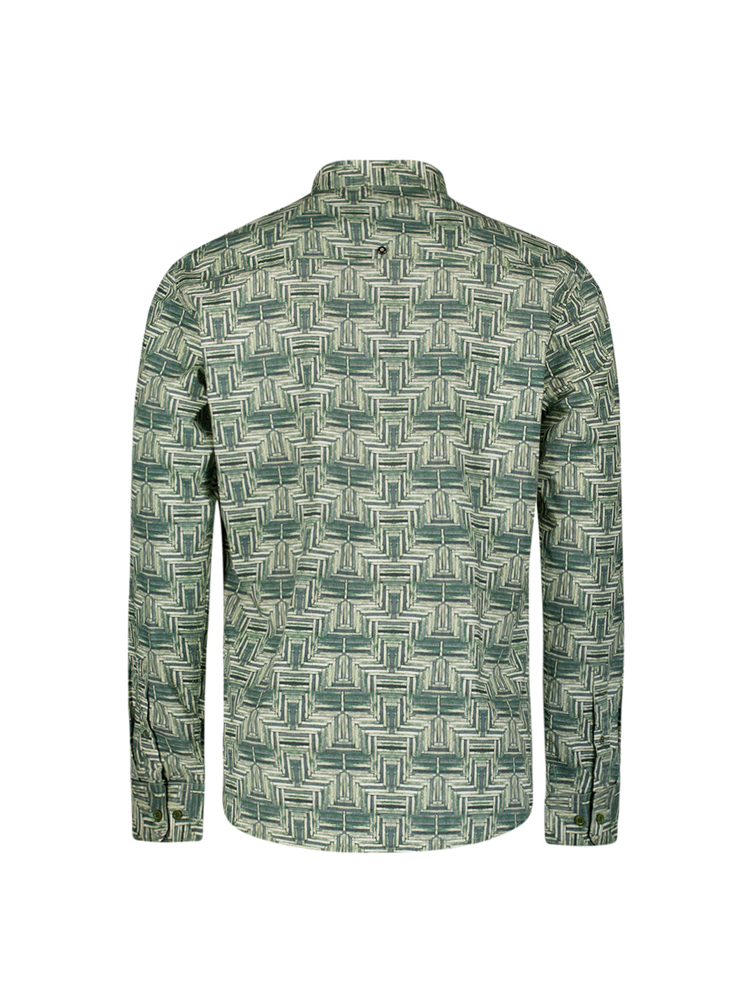 Shirt Stretch Allover Printed, Dark Green 052 Bild 6