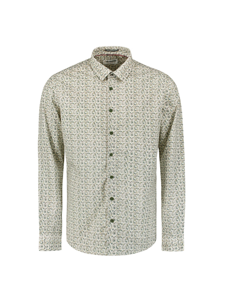 Shirt Stretch Allover Printed, Dark Green 052 Bild 5