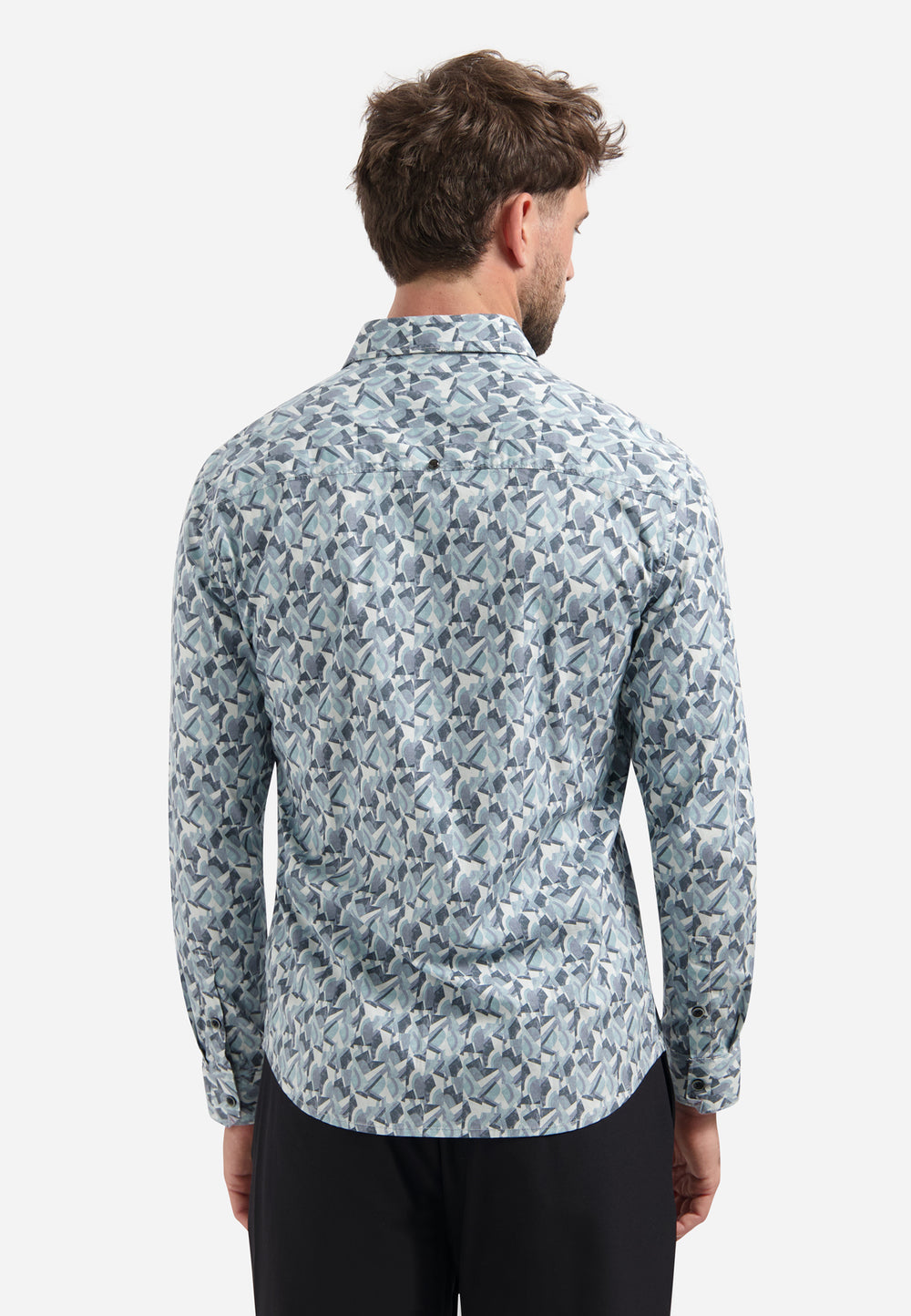 Shirt Stretch Allover Printed, Dark Steel 124 Bild 2
