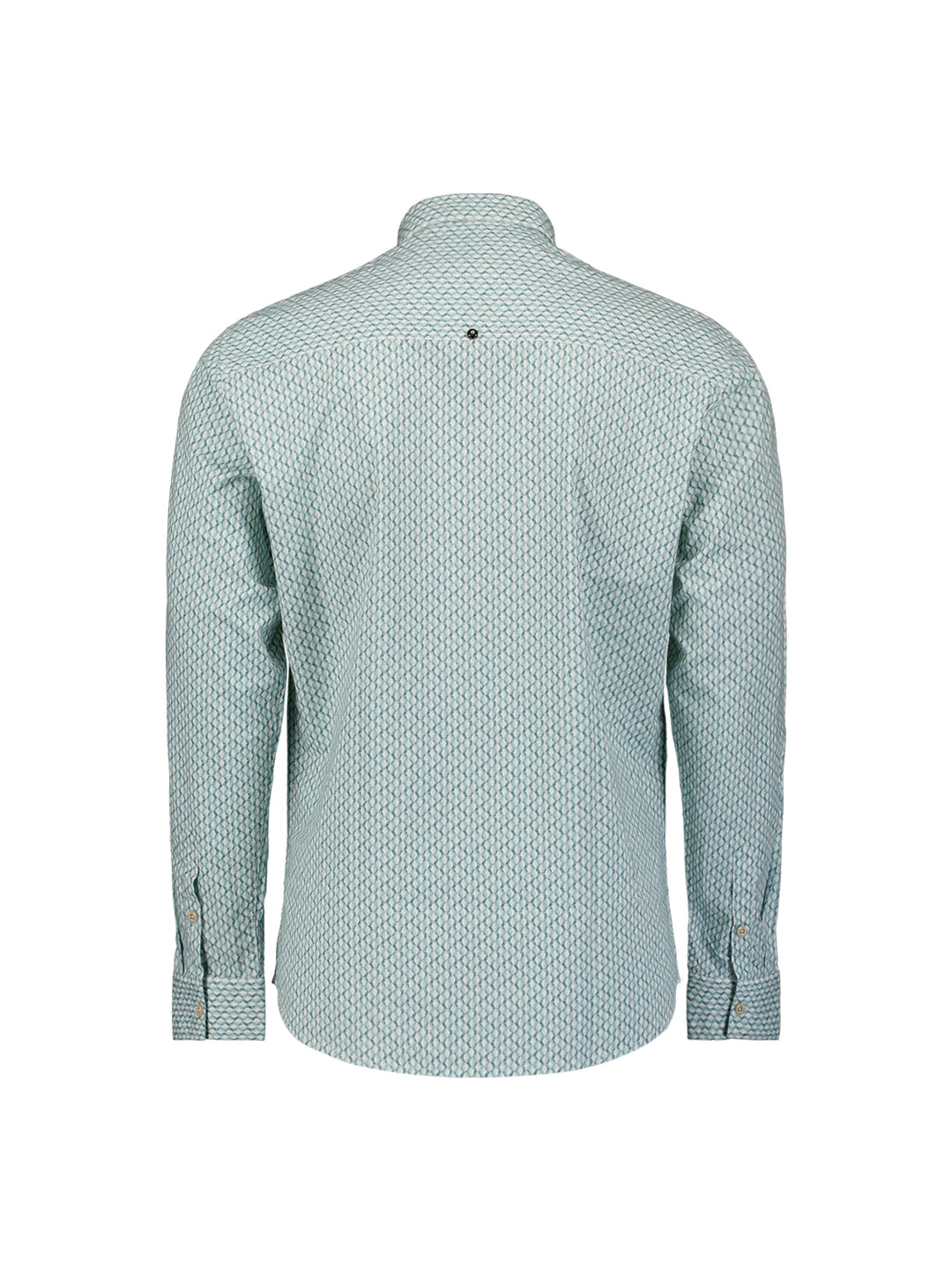 Shirt Stretch Allover Printed, Seablue 039 Bild 6