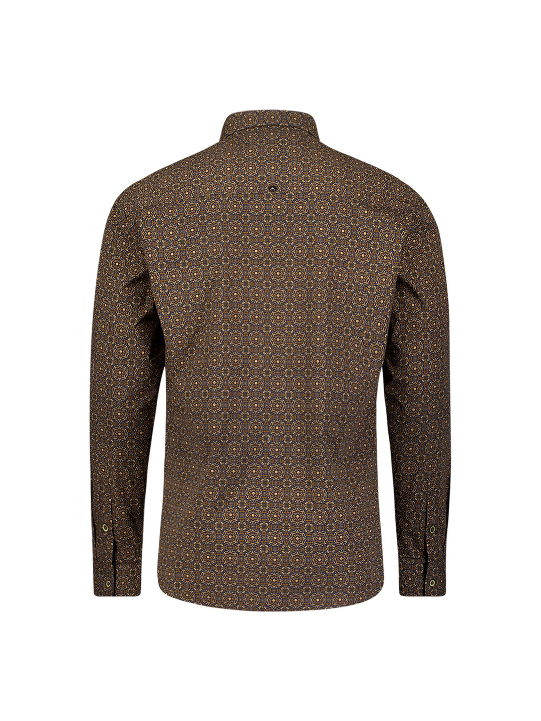 Shirt Stretch Allover Printed, Caramel 048 Bild 6