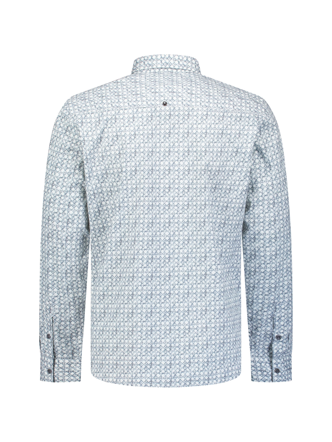 Shirt Stretch Allover Printed, Dusty Blue 138 Bild 6