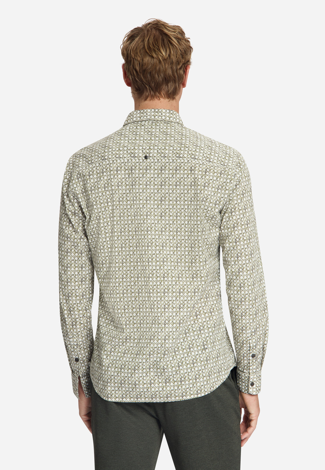 Shirt Stretch Allover Printed, Moss 152 Bild 2