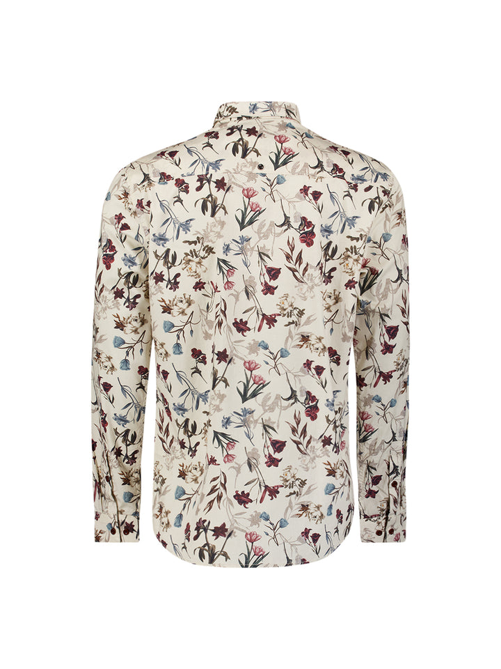 Shirt Stretch Allover Printed, Stone 014 Bild 6