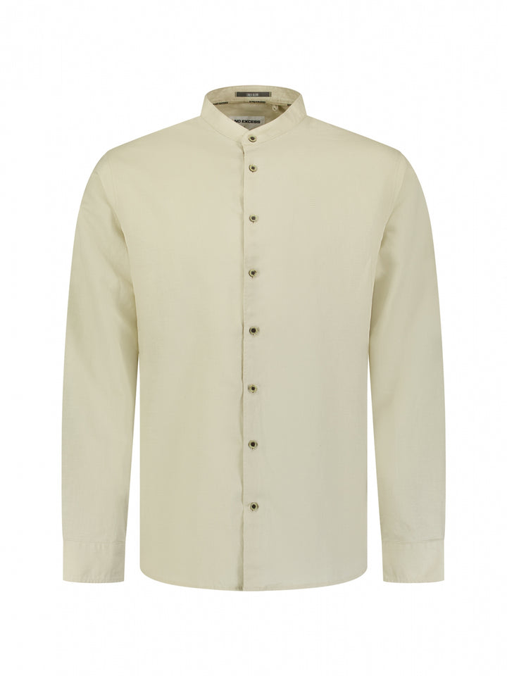 Shirt With Linen Granddad, Desert 045 Bild 5