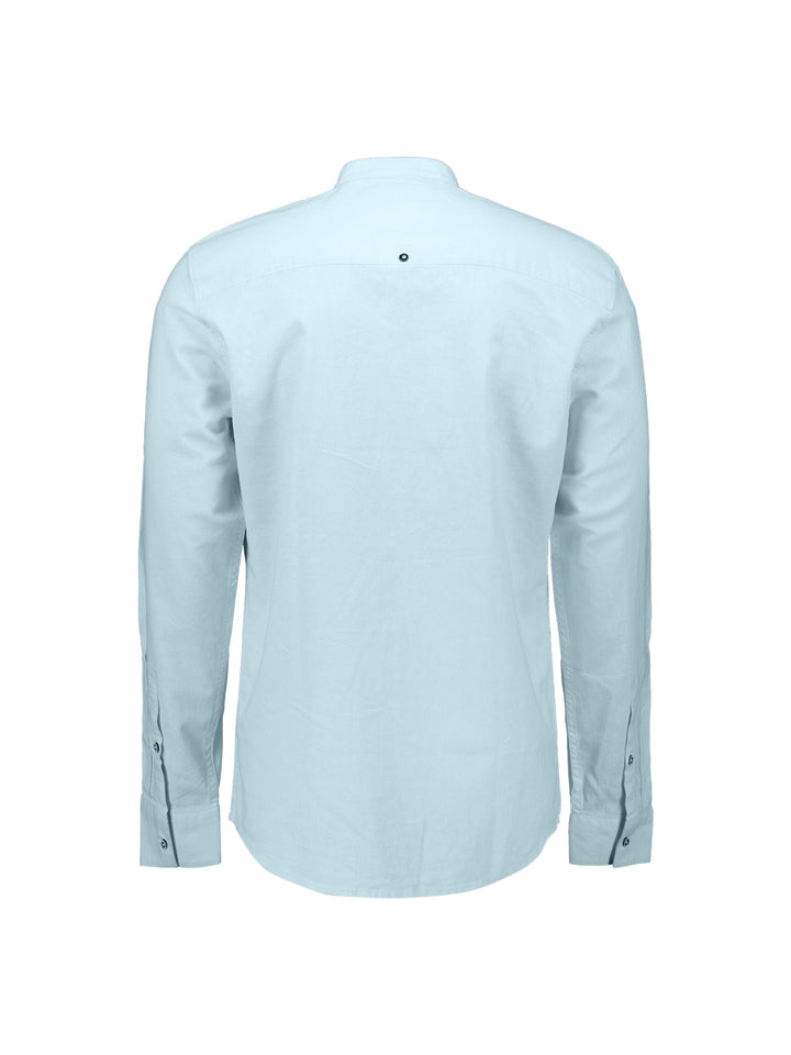 Shirt With Linen Granddad, Sky 134 Bild 2