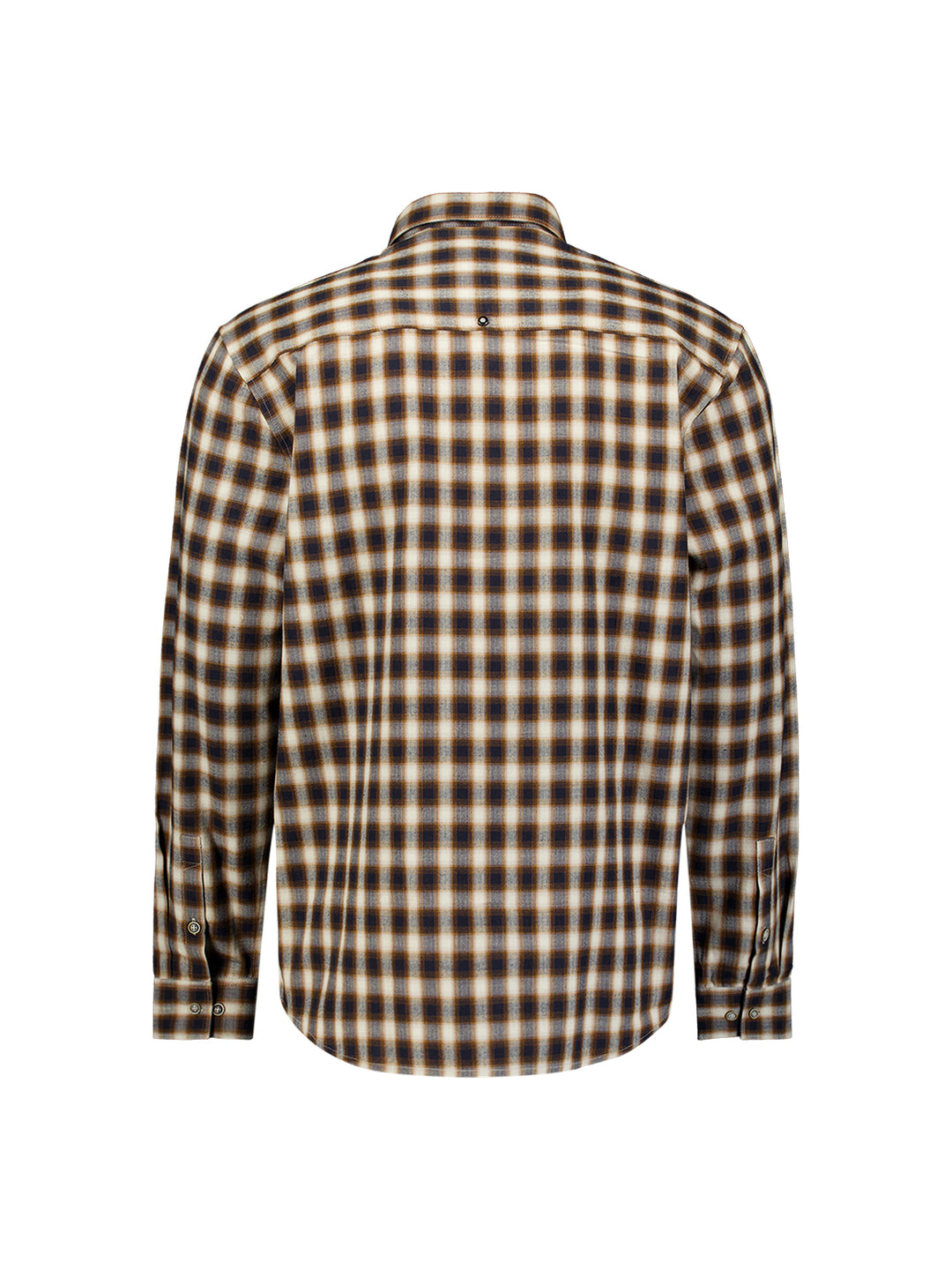 Shirt Yarn Dyed Check, Herringbone Weave, Caramel 048 Bild 6