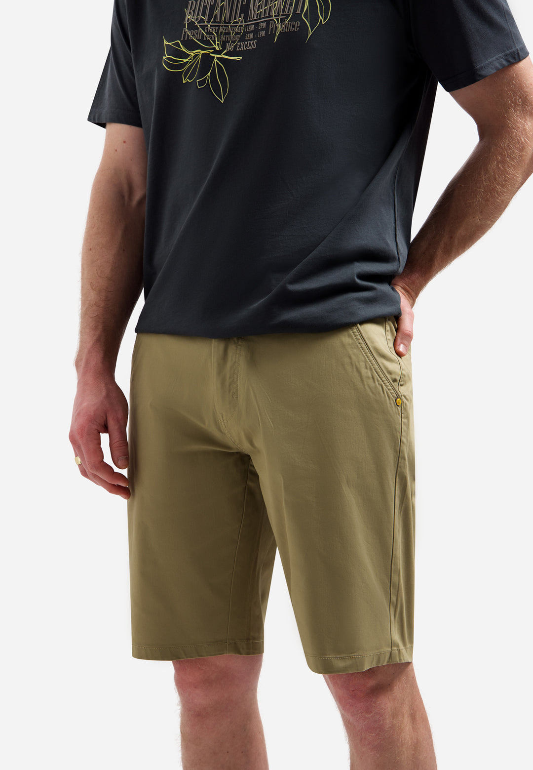Short Chino Stretch, Taupe 044 Bild 4