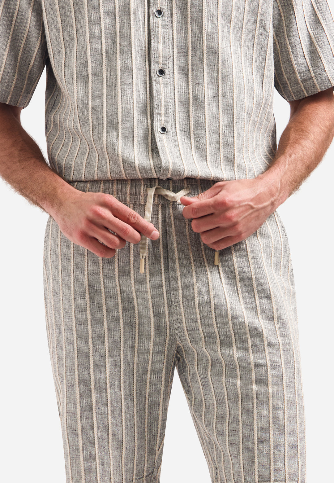 Short Chino Striped, Sand 015 Bild 4