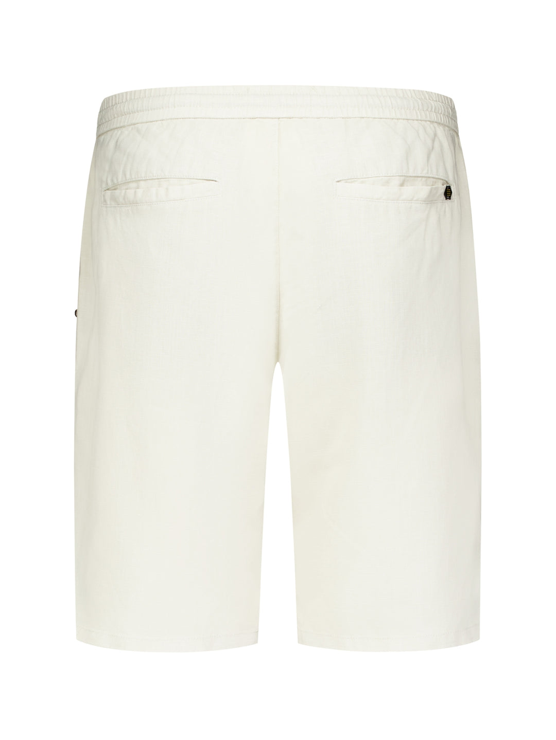 Short Chino With Linen, Garment Dyed, Stone 014 Bild 6