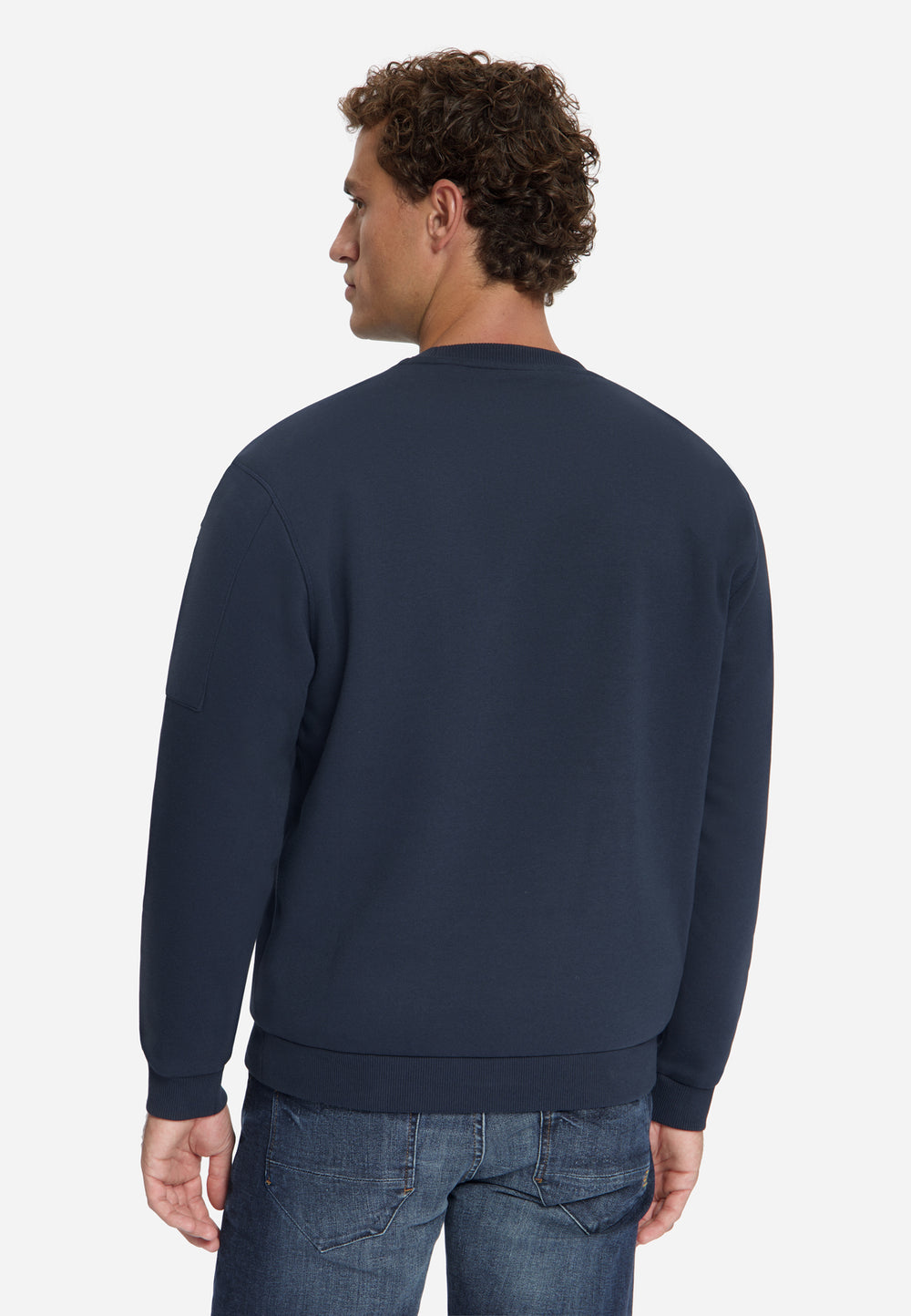 Sweater Crewneck Brushed inside, Dark Night 178 Bild 2