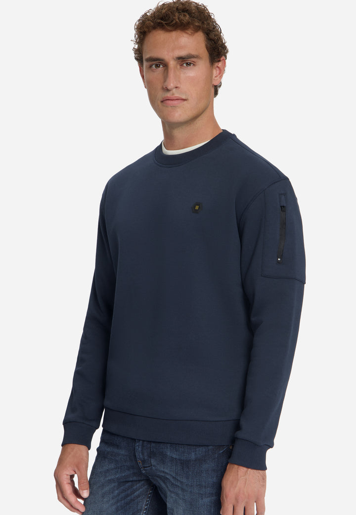 Sweater Crewneck Brushed inside, Dark Night 178 Bild 4