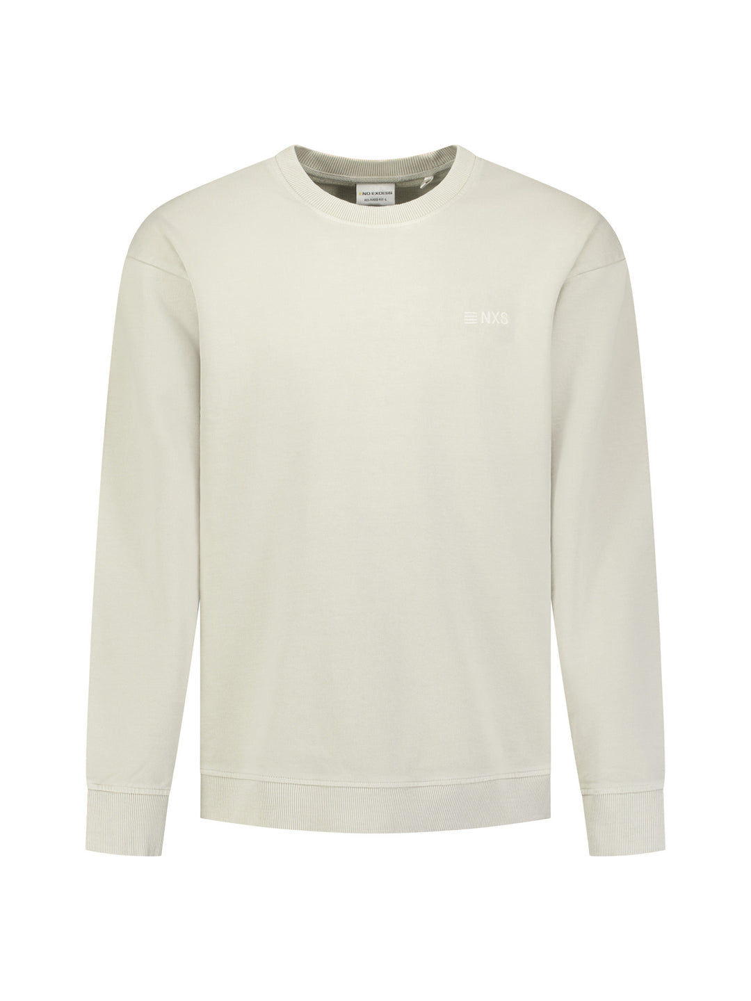 Sweater Crewneck French Terry Garment Dyed, Cement 122 Bild 5