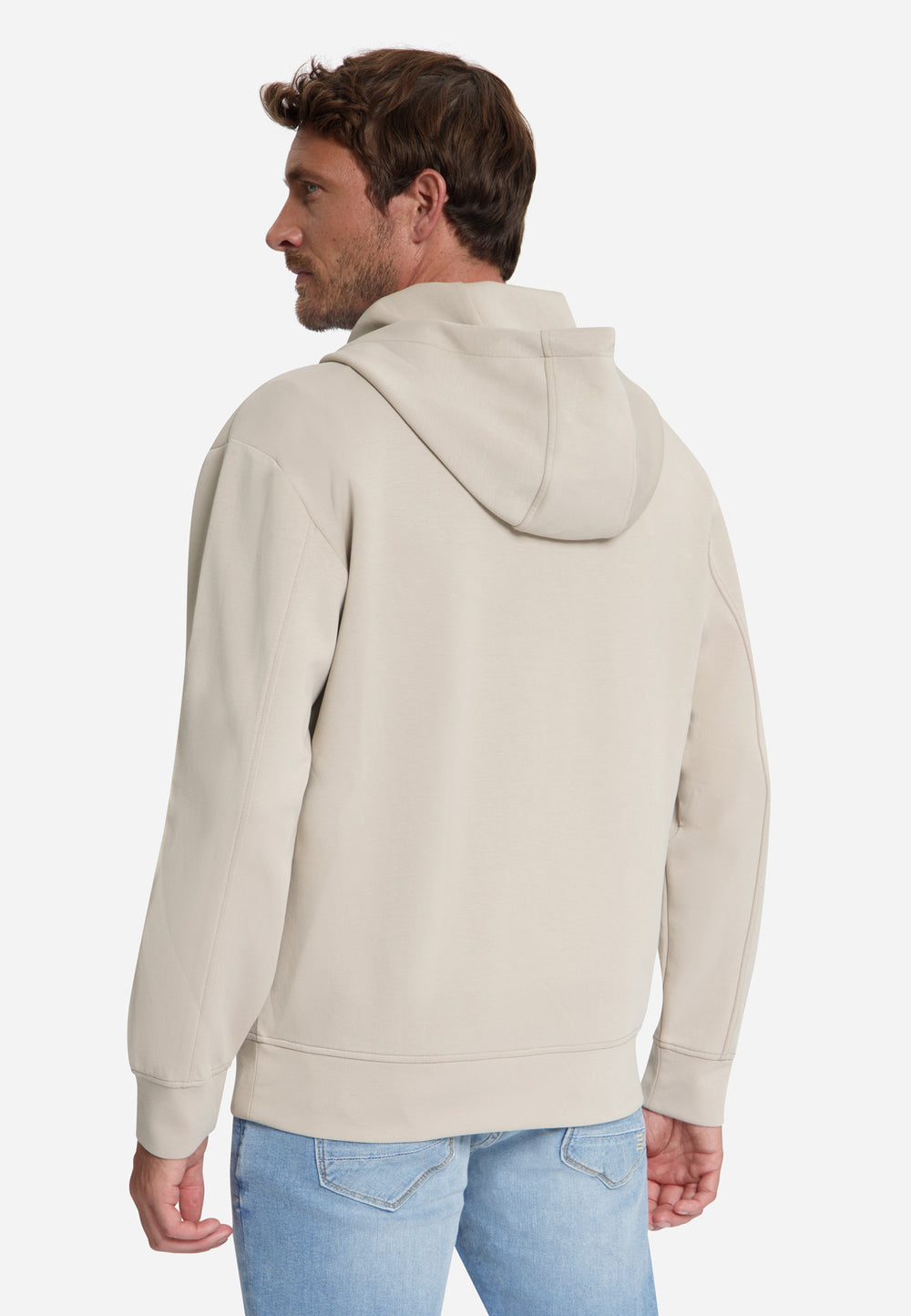 Sweater Full Zip Hooded, Cement 122 Bild 2