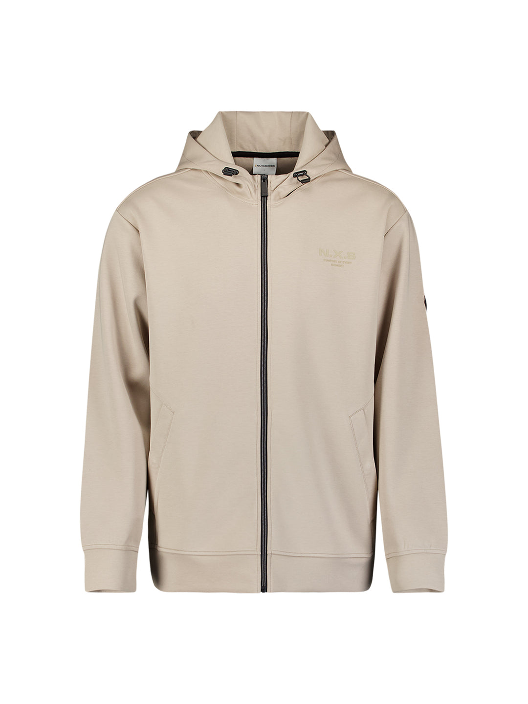 Sweater Full Zip Hooded, Cement 122 Bild 5