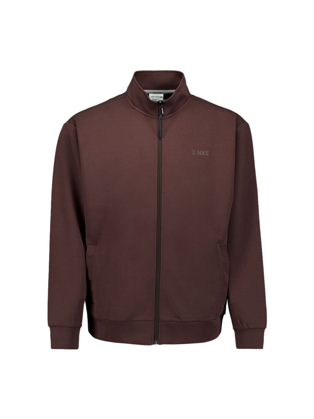 Sweater Full Zip SU Collar, Dark Brown 042 Bild 2