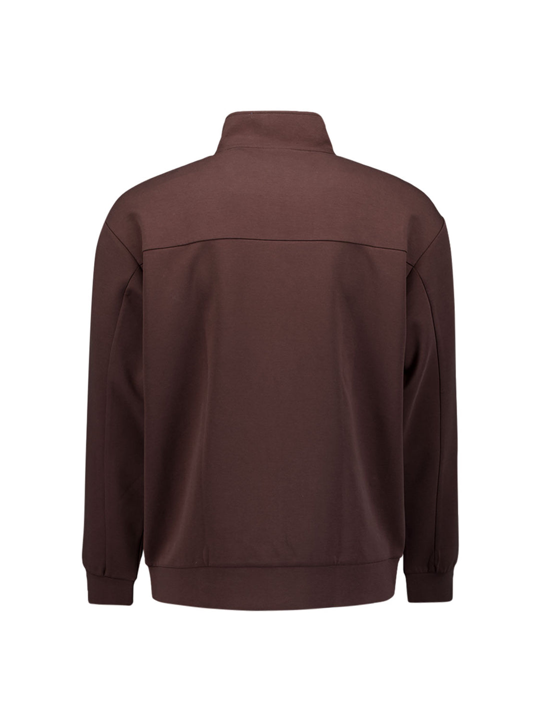 Sweater Full Zip SU Collar, Dark Brown 042 Bild 4