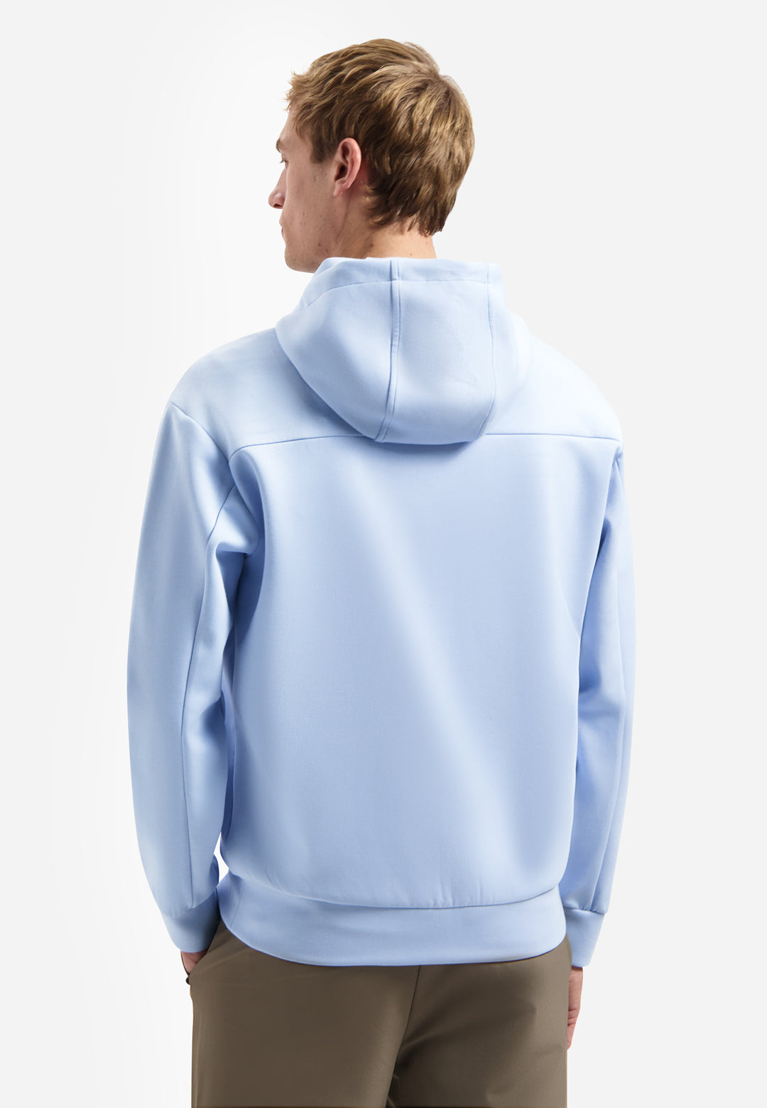 Sweater Full Zipper Hooded Interlock, Blue 030 Bild 2