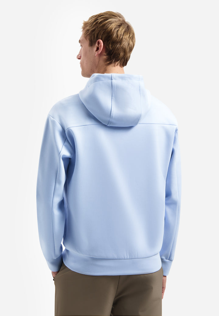 Sweater Full Zipper Hooded Interlock, Blue 030 Bild 2