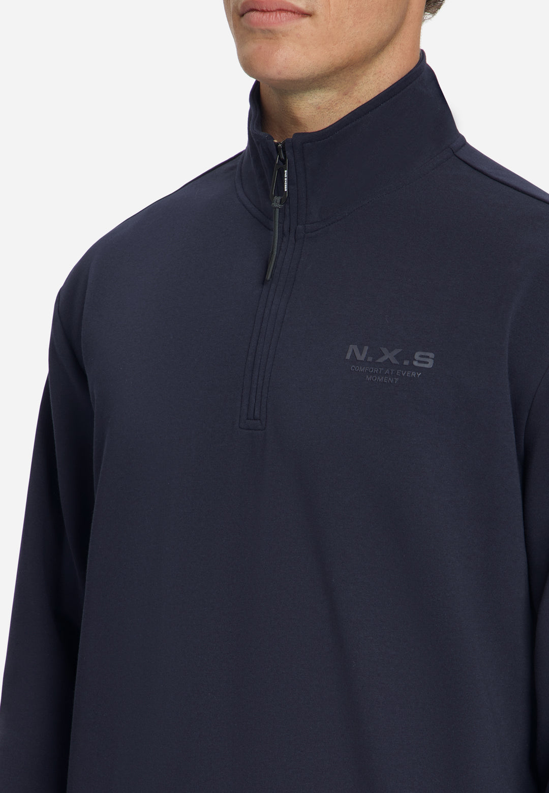 Sweater Half Zip, Dark Night 178 Bild 7