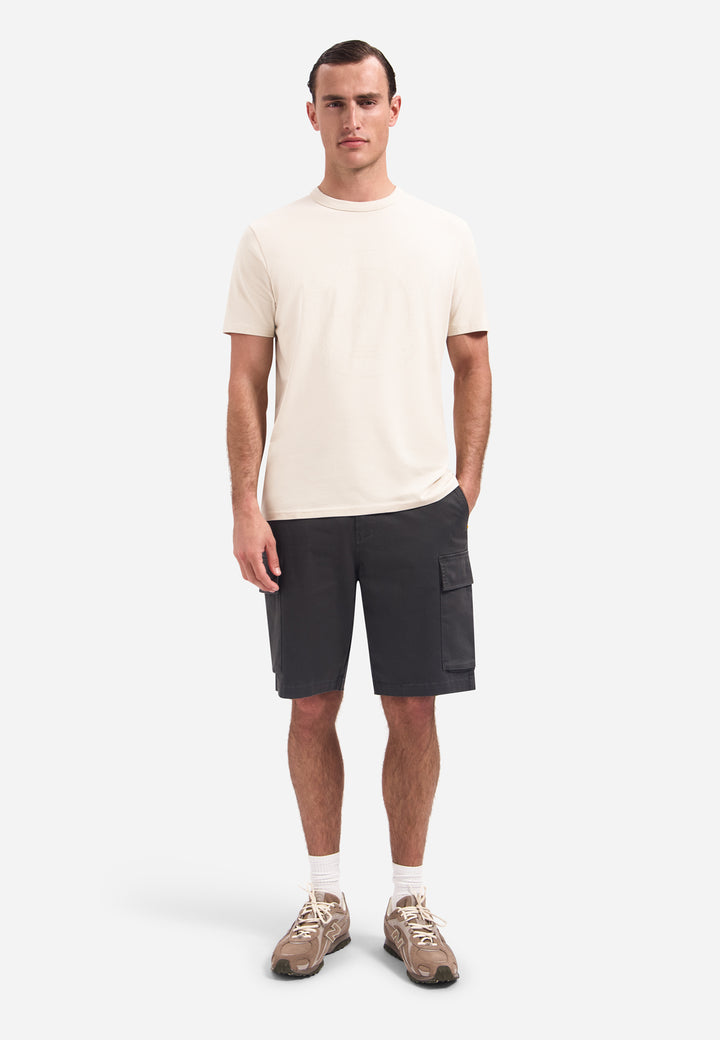 T-Shirt Crewneck Graphic, Stone 014 Bild 3