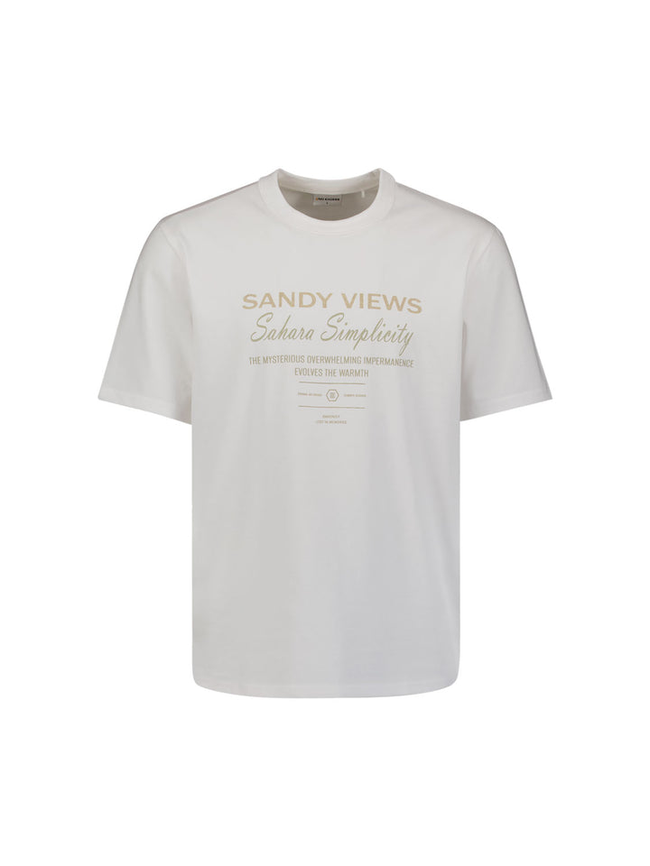 T-Shirt Crewneck Graphic, White 010 Bild 5