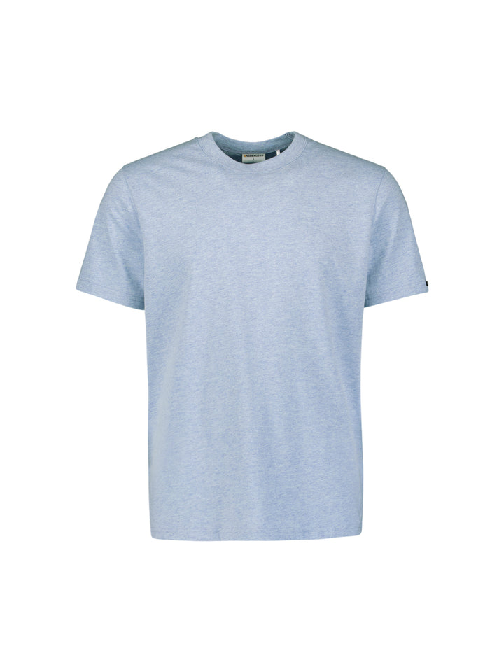 T-Shirt Crewneck Melange, Blue 030 Bild 5