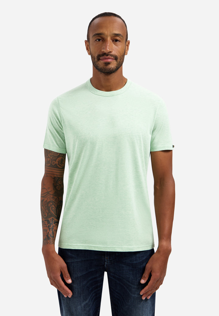 T-Shirt Crewneck Melange, Green 050 Bild 1