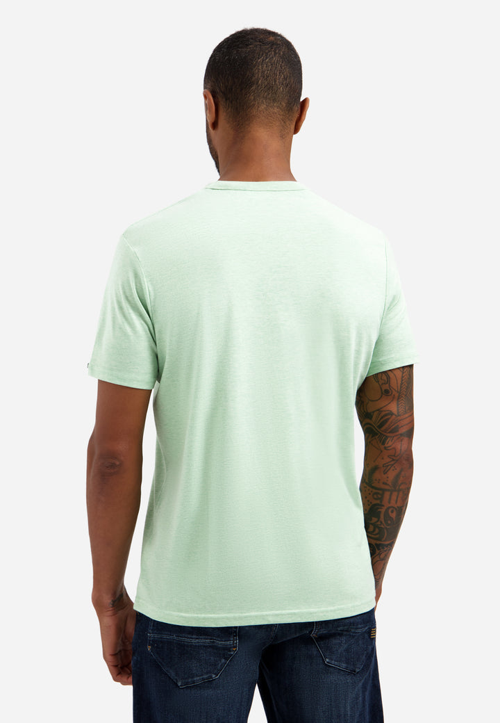 T-Shirt Crewneck Melange, Green 050 Bild 2