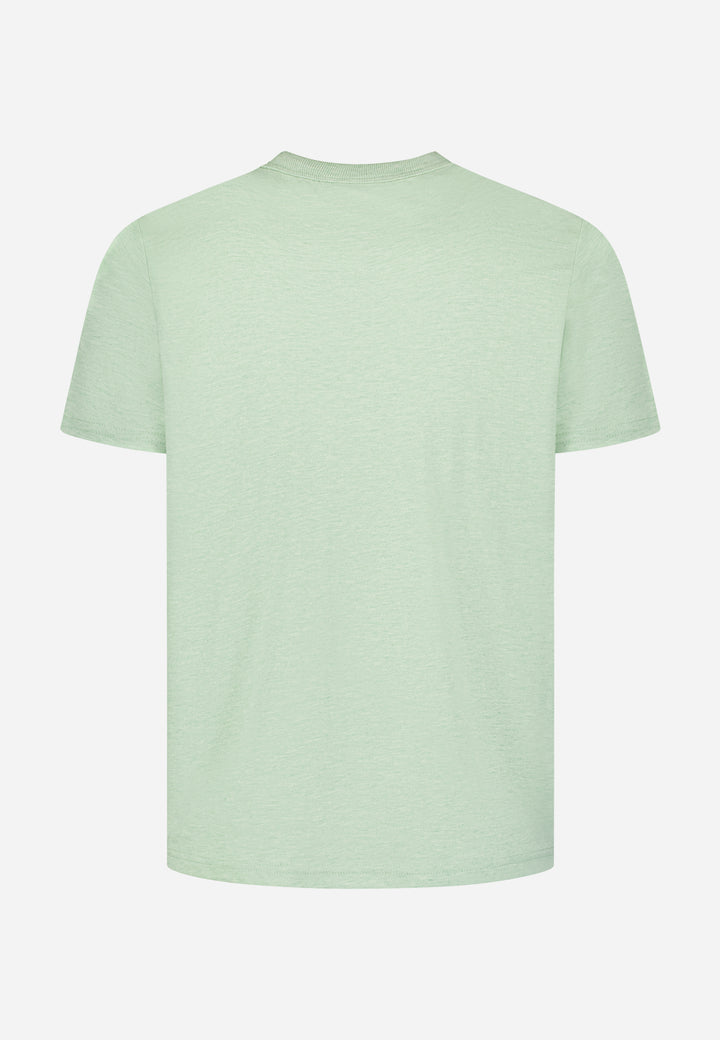 T-Shirt Crewneck Melange, Green 050 Bild 6