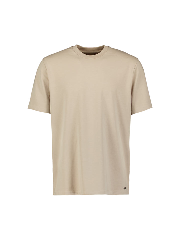 T-Shirt Crewneck Solid Basic Stretch, Cement 122 Bild 1